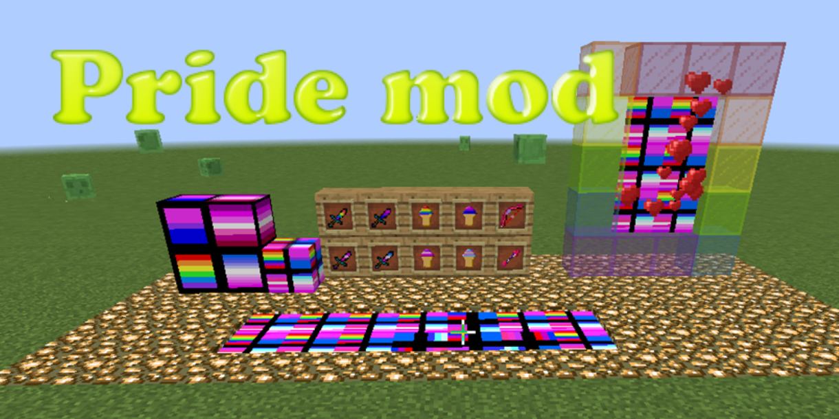 Minecraft Pride Flag 9907